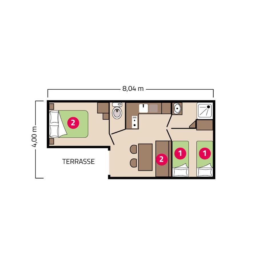 Camping La Corniche Plozevet Экстерьер фото